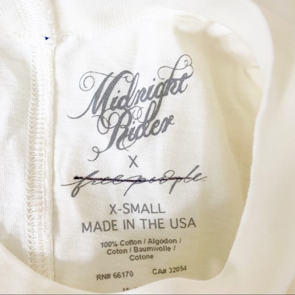 Free People White and Blue Long Sleeve Tee - Picture 10 of 10